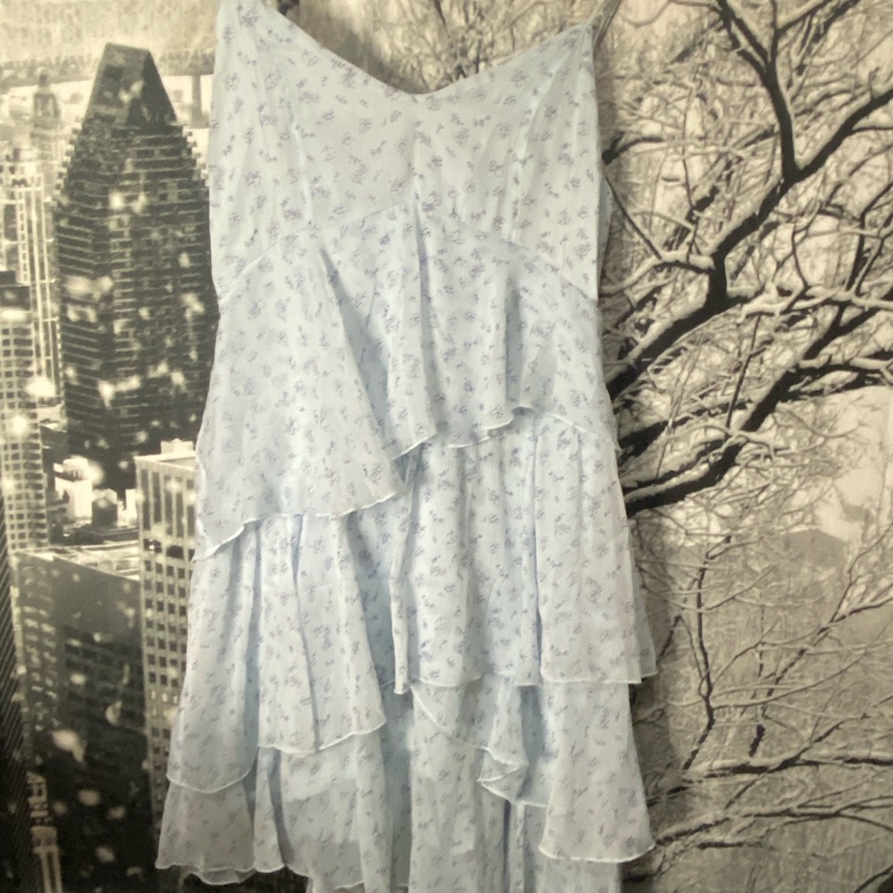 Abercrombie & Fitch Floral Blue Dress